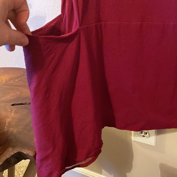 Garnet Hill Maroon Holiday Dress - Picture 2 of 4